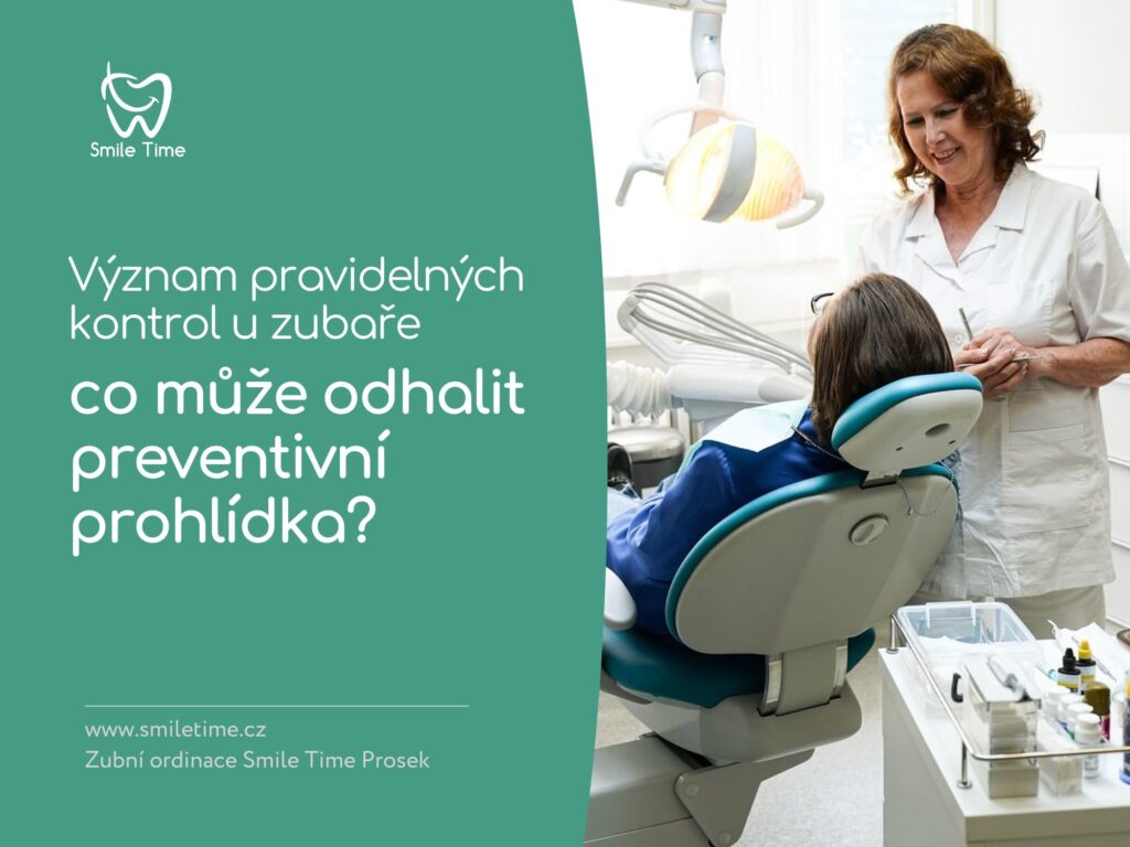 Co může preventivní prohlídka u zubaře odhalit?